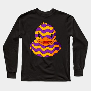 Wavy Egg Rubber Duck Long Sleeve T-Shirt